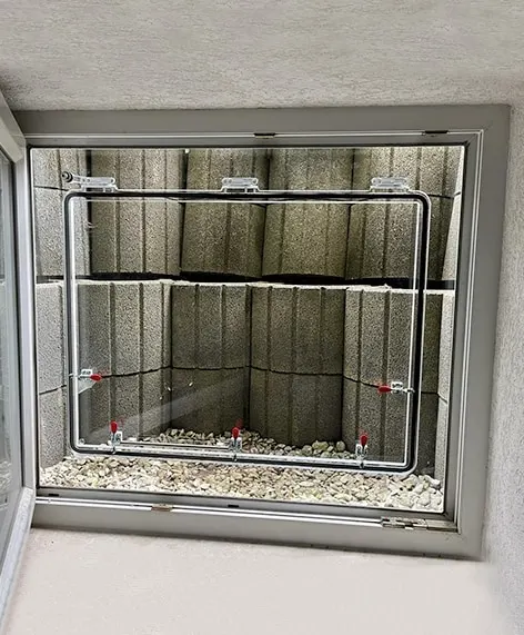 Protection de fenêtre de cave