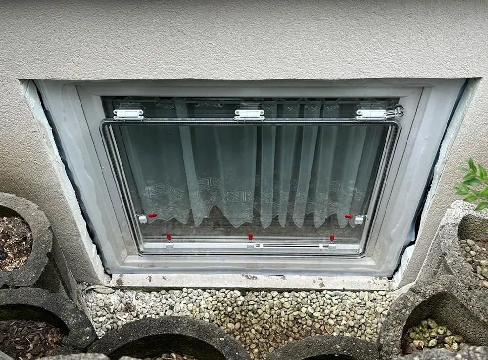 Protection de fenêtre de cave